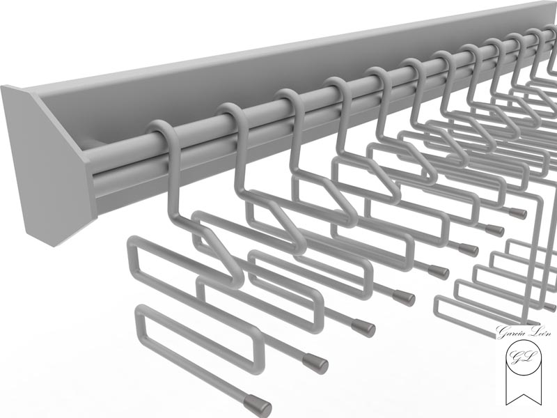 CORBATERO TIMANFAYA GRIS PLATA